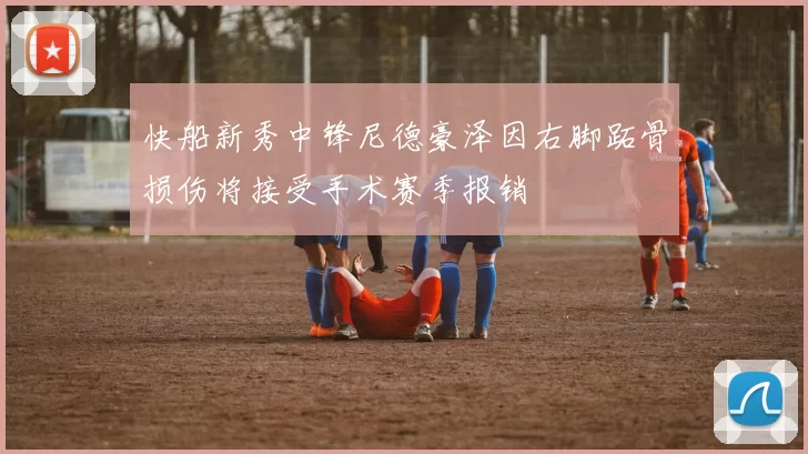 快船新秀中锋尼德豪泽因右脚跖骨损伤将接受手术赛季报销